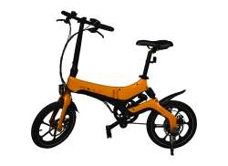 Bohlt X160 E-Bike Taittuva Py&ouml;r&auml; 16&quot; - Oranssi