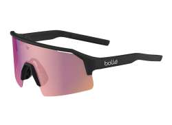 Boll&eacute; C-Manetka S Okulary Rowerowe Clear Ruby - Mat Czarny