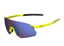 Bollé Icarus M Cycling Glasses Brown Blue - Matt Acid Yellow