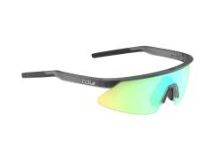 Bollé Micro Edge Cycling Glasses Phantom Clear Green - Black