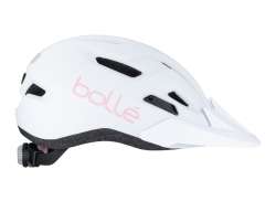 Boll&eacute; Stance Cross JR Capacete De Ciclismo Matt Branco/Rosa - S 51-55 cm