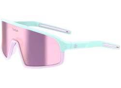 Bollé Striver S Cycling Glasses Brown Pink - Mat Pastel Mint