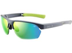 Boll&#233; Victus Cycling Glasses Jade Green - Steel Blue Metalli