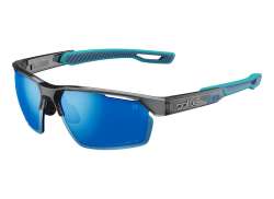 Bollé Victus Pro Radsportbrille Größe M Kristall Blau - Grau