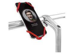 BoneCollection Bicicletă Tie 2 Suport Pentru Telefon Universal - Roșu