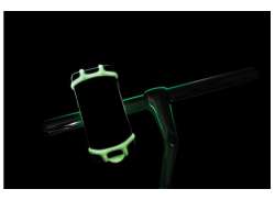 BoneCollection Bike Tie X Support De T&eacute;l&eacute;phone - Glow Dans the Fonc&eacute;
