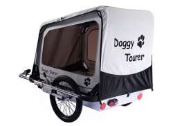 Børn Touring Doggy Tourer L Hundetrailer - Sølv/Sort