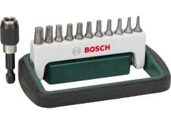 Bosch Bit S&aelig;t 12-Dele TX - S&oslash;lv/Gr&oslash;n