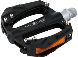 Brave Classic Stranger Pedals 9/16 Inch Aluminum - Black