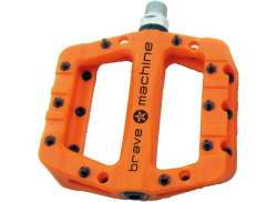 Brave Dirt Light Pedales Platform 20-Pasadores - Naranja