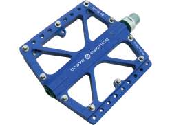 Brave Freeride Extreme Pedaly Platform Aluminium - Niebieski