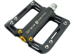 Brave Freeride Pedaler Platform Aluminium - Svart