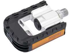 Brave Pedales Plegables 9/16" Alu CNC - Negro/Plata