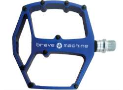 Brave Solid P&eacute;dales Platform Aluminium - Bleu