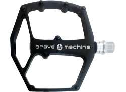 Brave Solid Pedals Platform Aluminum - Black