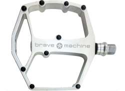 Brave Solid Pedals Platform Aluminum - Silver