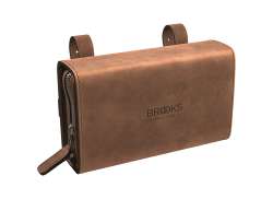 Brooks D-Shaped Saddlebag 1L - Dark Tan Brown