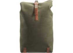 Brooks Pickwick Cotton Canvas Backpack 26L - Green/Honey