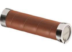 Brooks Slender Grips 130mm Leather - Honey Brown