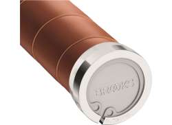 Brooks Slender Grips 130mm Leather - Honey Brown