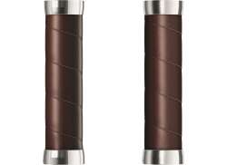 Brooks Slender Grips 130mm &#216;22mm Leather - Brown