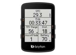 Bryton Rider 460 E Pyörätietokoneet - Musta