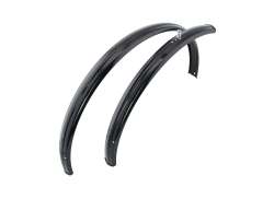 B&uuml;chel 펜더 세트 28x1.75 55mm 와이드 메탈 - 블랙