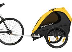 Burley Bee Yksi Polkupyörän Perävaunu 1-Lapsi - Keltainen/Musta