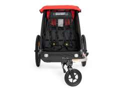 Burley 蜂蜜色 蜜蜂 自行车拖车 2-儿童 - 红色/黑色