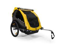 Burley Rental Cub Childrens Cart 2-Children - Black/Yellow