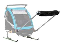 Burley Ski Kit Para. Remolque De Bicicleta - Plata/Negro
