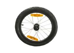Burley 自行车拖车 车轮 16 x 1.75 为 Cub 铝 黑色