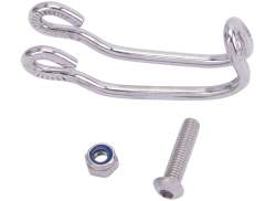 Busch &amp; M&#252;ller 475DU Scheinwerferhalterung Gabel - Silber