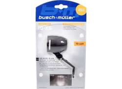 Busch &amp; M&uuml;ller IQ-XS ヘッドライト LED ハブ ダイナモ - ブラック