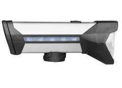 Busch & Müller Ixon Rock Frontlys LED Batteri USB - Hvit/Svart