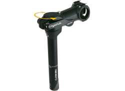 By.Schulz Attacco Manubrio Quill Twist SDS Attacco Manubrio Ø31.8mm 115mm - Nero