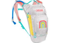 Camelbak Mini M.U.L.E Enfant Sac À Dos 1,5L - Gris/Arc-En-Ciel