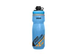 Camelbak Podium Dirt Chill Water Bottle Blue/Orange - 600cc