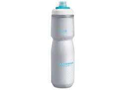 Camelbak Podium Ice Water Bottle Matt Gray/Blue - 600cc