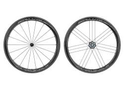 Campagnolo Bora WTO 45 轮副 28&quot; CA 12V 碳 - 黑色