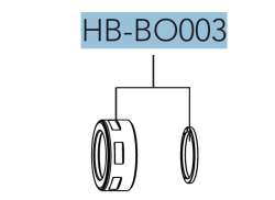 Campagnolo Capac Pentru. HB-BO003 - Argintiu