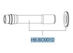 Campagnolo Framaxel Aluminium För. HB-BO001D - Silver