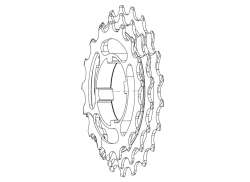 Campagnolo Кассета Ведущая Звездочка Блок 17/19/21T 12V - Серебряный