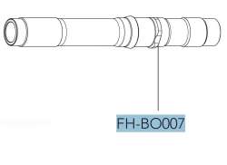 Campagnolo Задняя Ось Алюминий Для. FH-BO007 - Серебряный