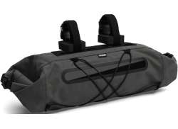 Capsuled Handlebar Bag 7L Waterproof Straps - Gray/Black