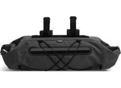 Capsuled Handlebar Bag 7L Waterproof Straps - Gray/Black