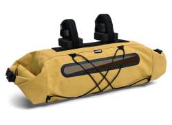 Capsuled Handlebar Bag 7L Waterproof Straps - Ochre