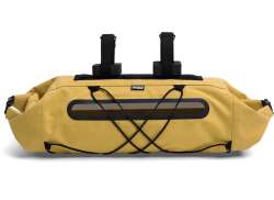 Capsuled Handlebar Bag 7L Waterproof Straps - Ochre