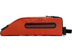 Capsuled Sacoche De Cadre 2.5L Tube Horizontal Velcro - Rouille Orange