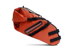 Capsuled Saddlebag 14L Waterproof Hooks - Rust Orange